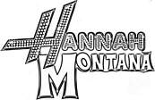 coloriage hannah montana blason